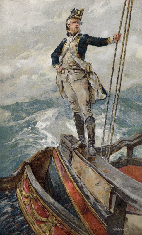 De kapitein van de kruiser door William Heysham after Overend
