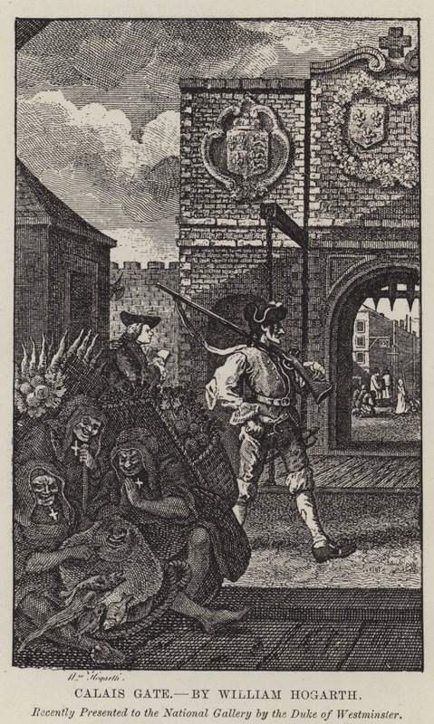 Calais Poort door William Hogarth