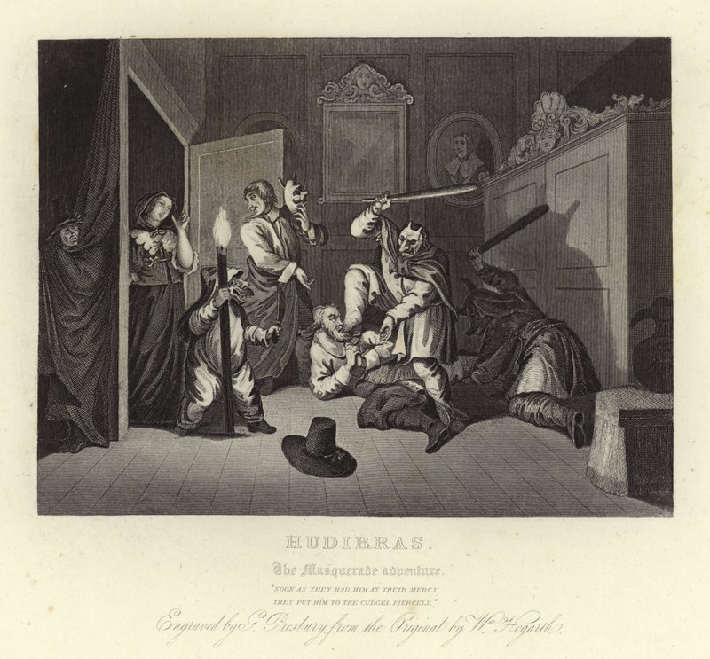 Hudibras door William Hogarth