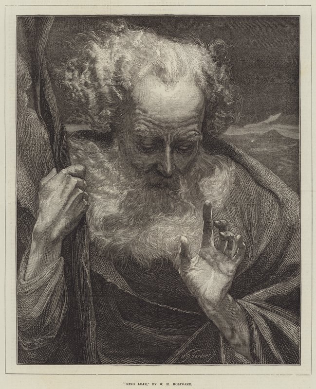 Koning Lear door William Holyoake