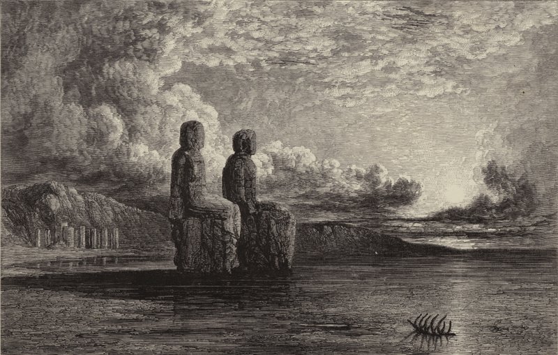 De Memnon door William James (after) Muller