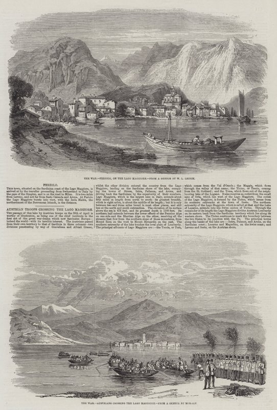 De oorlog in Italië door William Leighton Leitch