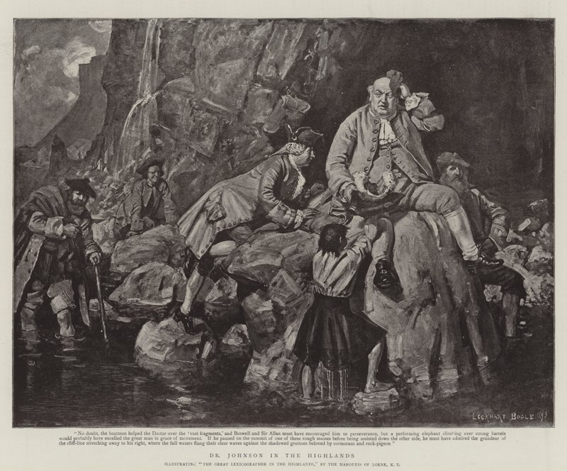 Dr. Johnson in de Hooglanden door William Lockhart Bogle