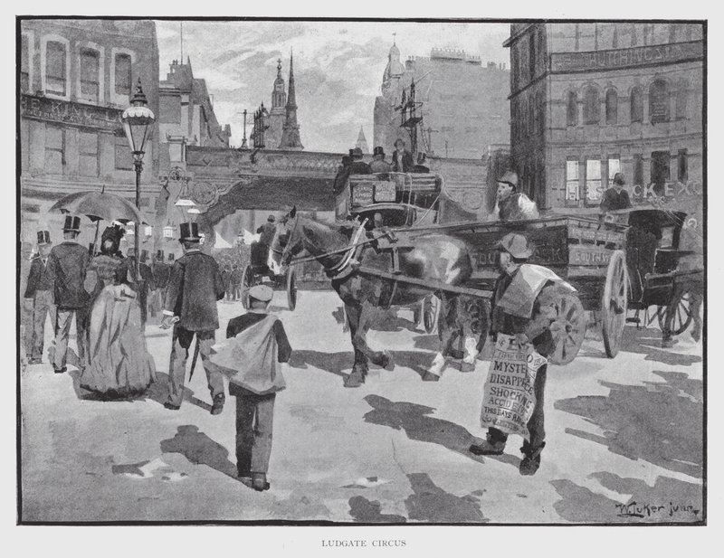 Ludgate Circus door William Luker