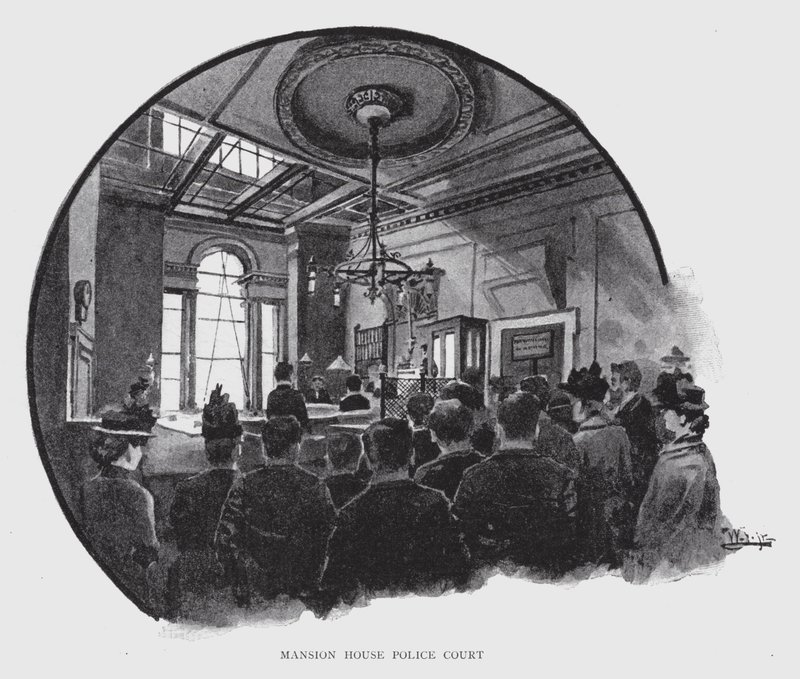 Mansion House Politiebureau door William Luker