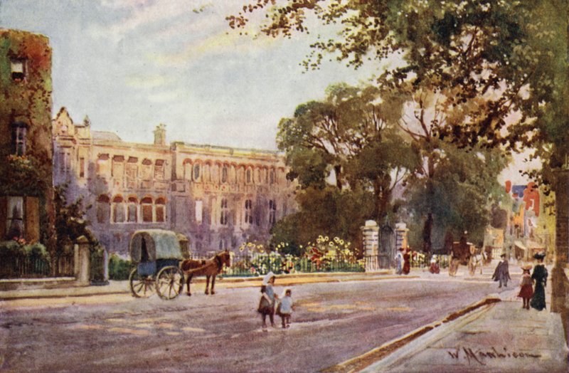 Addenbrookes Ziekenhuis in Trumpington Street door William Matthison
