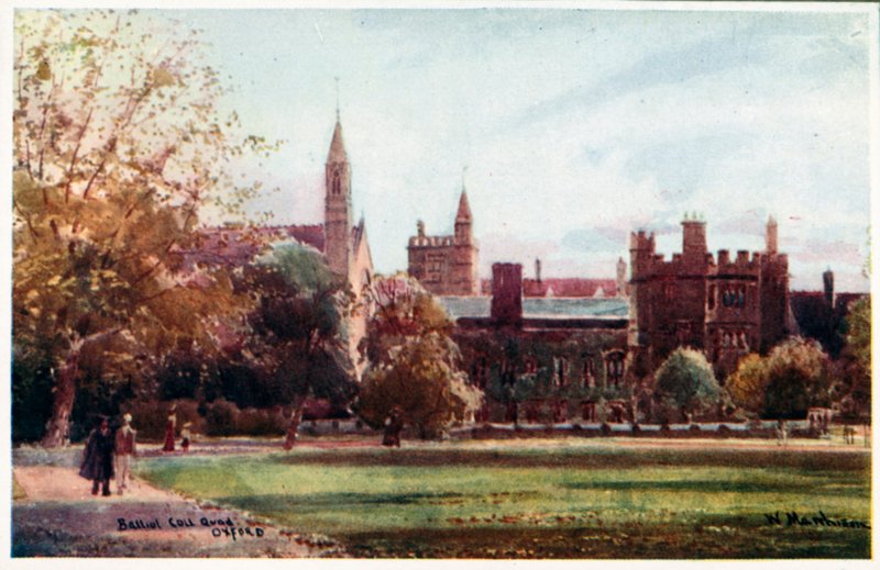 Balliol College, Quad door William Matthison