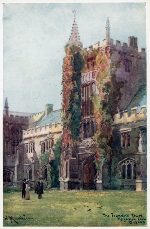 De Toren van de Stichter, Magdalen College door William Matthison