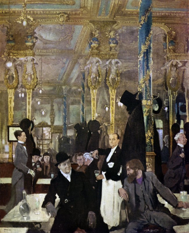 Het Café Royal, Londen, 1912 door William Orpen