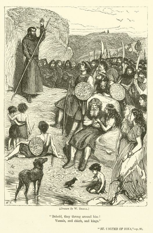 St. Columb van Iona door William Small