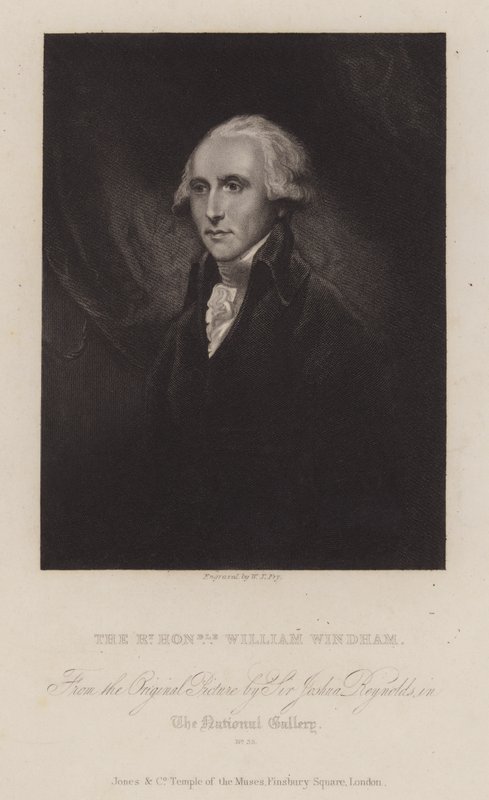 William Windham, Engelse Whig-politicus door William Thomas Fry