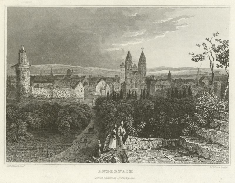 Andernach door William Tombleson