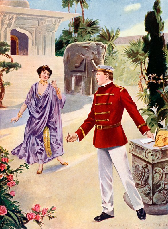 Lakme, Act I scène x door William de Leftwich Dodge
