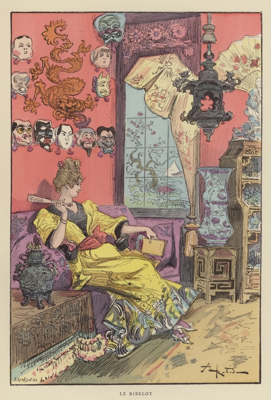 Het snuisterij door after Albert Robida