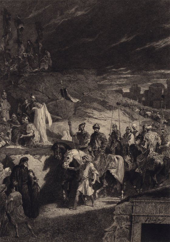 De centurio door after Albert Robida