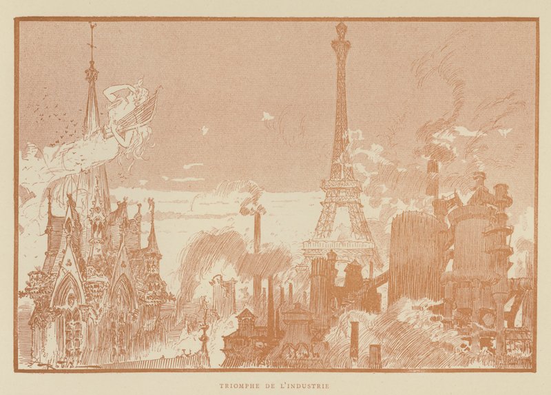 Triomf van de industrie door after Albert Robida