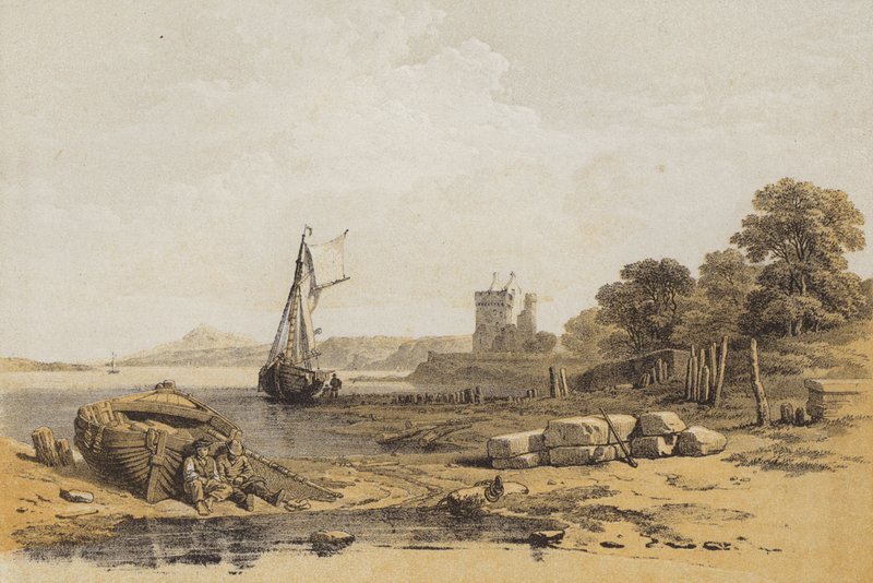 Kasteel Barnbougle door after C. Stanfield