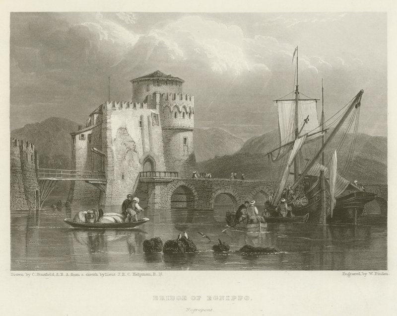 Brug van Egnippo, Negropont door after C. Stanfield