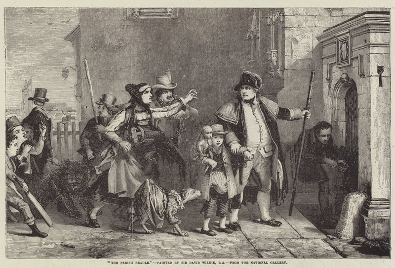 De parochiebode door after David Wilkie