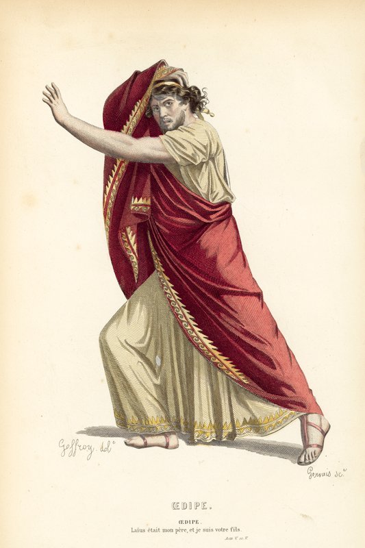 Oedipus door after Edmond A.F. Geffroy