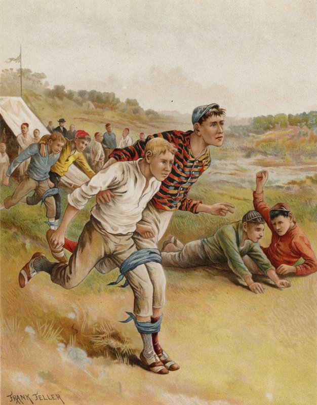 Een driewedstrijd door after Frank Feller