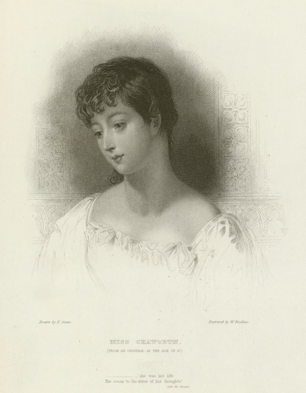 Miss Chaworth door after Frank Stone