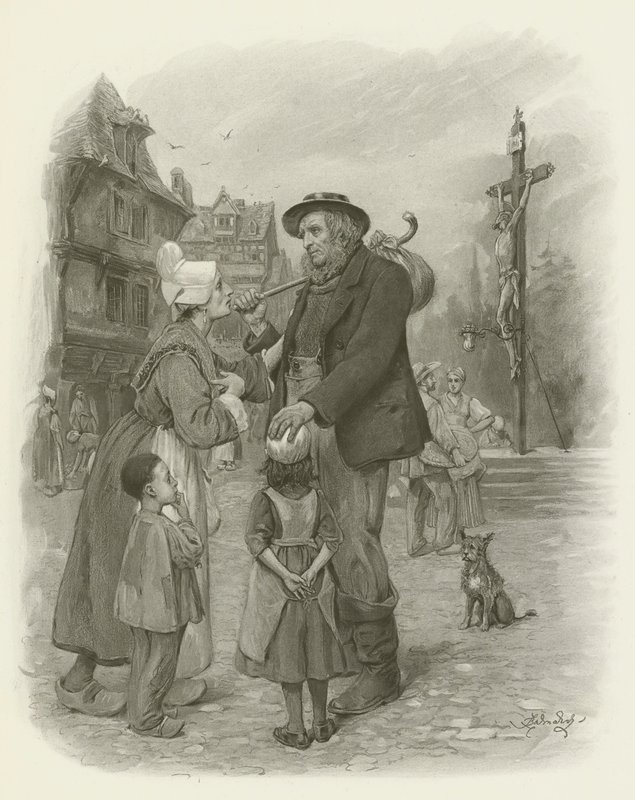 Mr Peggotty door after Frederick Barnard