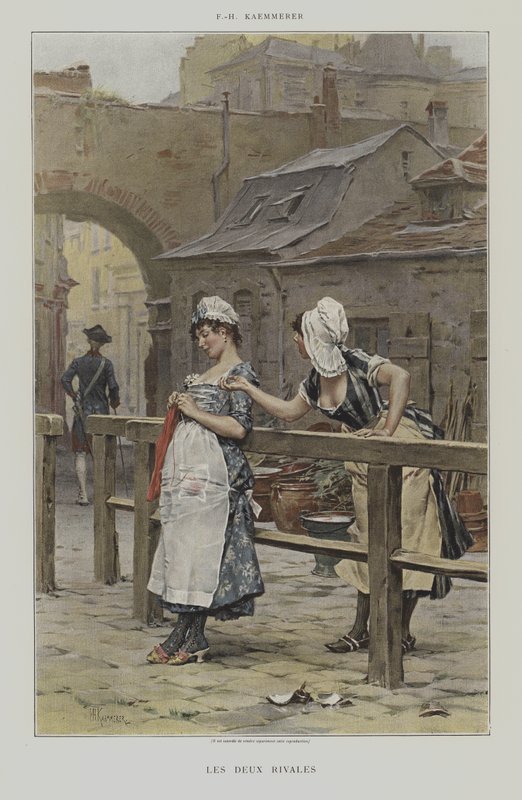 De twee rivalen door after Frederik Hendrik Kaemmerer