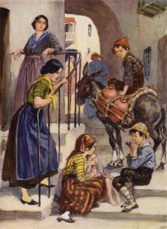Muziek en Zonneschijn door after Gordon Frederick Browne