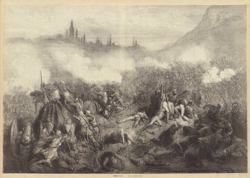 Voor Delhi door Gustave after Dore