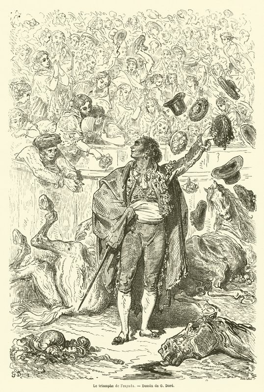 De triomf van het zwaard door Gustave after Dore