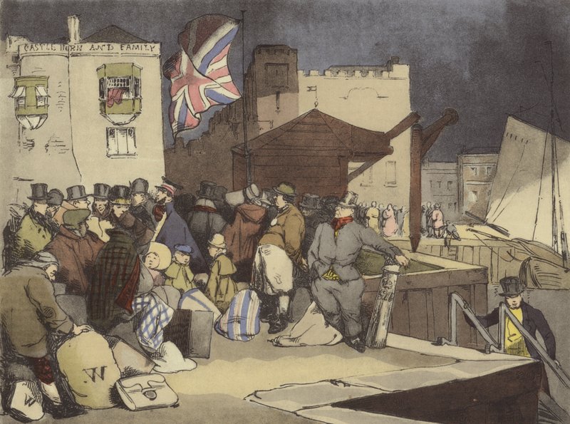 Een haven in het zuiden door after Henri Bonaventure Monnier