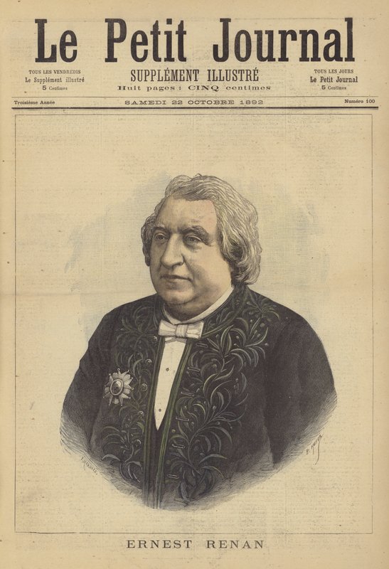Ernest Renan door after Henri Meyer