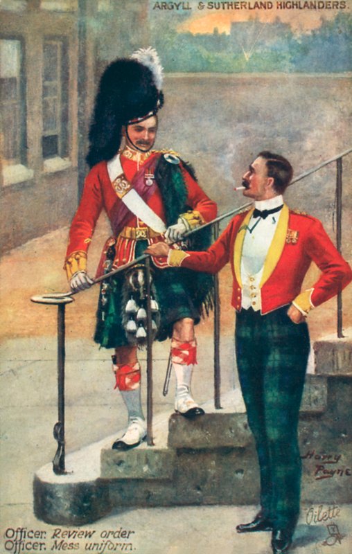 Argyll en Sutherland Highlanders door after Henry A. Payne