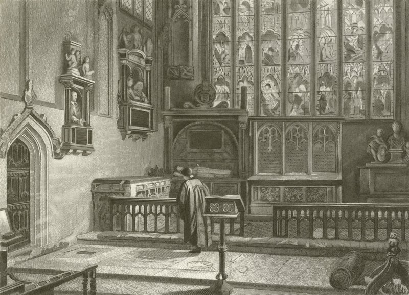Shakespeares graf, Stratford Church door Henry after Warren