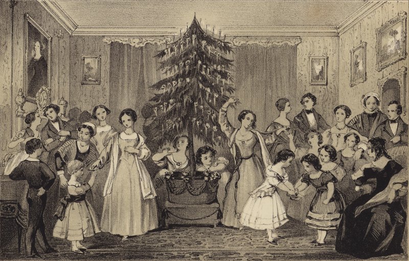 De kerstboom door James Stephanoff