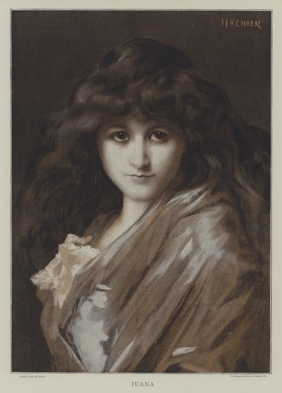 Juana door after Jean Jacques Henner