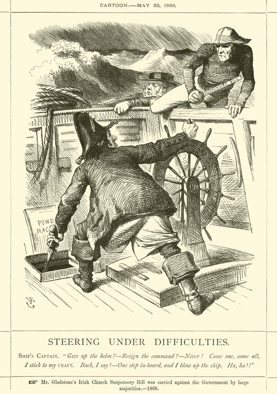 Navigeren onder Moeilijkheden door after John Tenniel