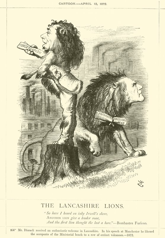 De Lancashire Leeuwen door after John Tenniel
