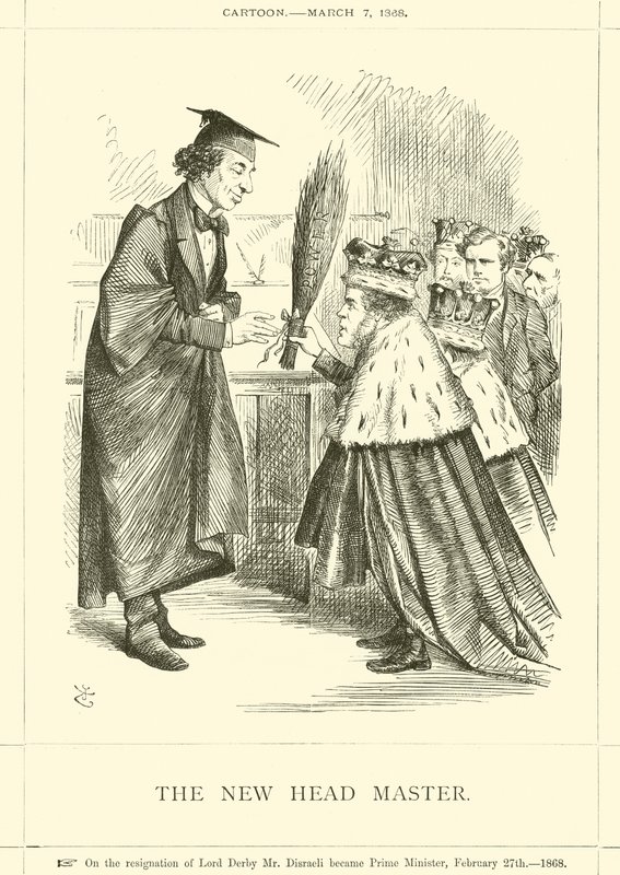 De Nieuwe Hoofdmeester door after John Tenniel