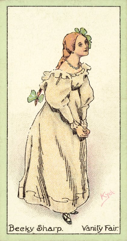 Becky Sharp, Vanity Fair (chromolitho) door after Joseph Clayton Clarke