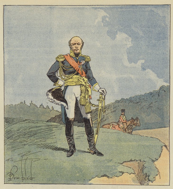 Maarschalk Davout door after Louis Charles Bombled