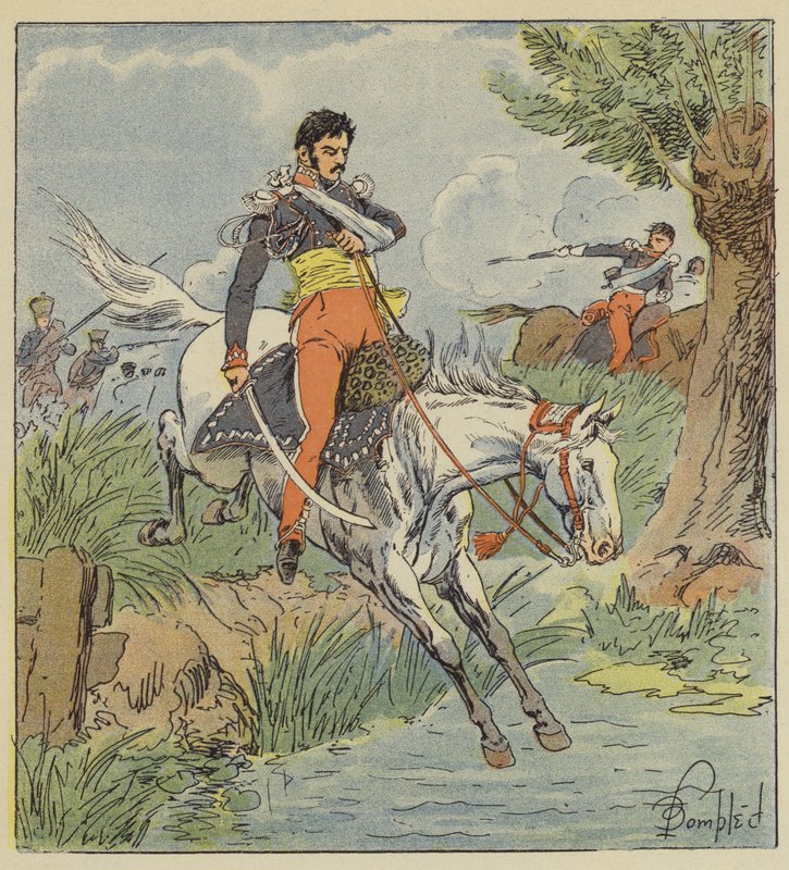Maarschalk Poniatowski door after Louis Charles Bombled