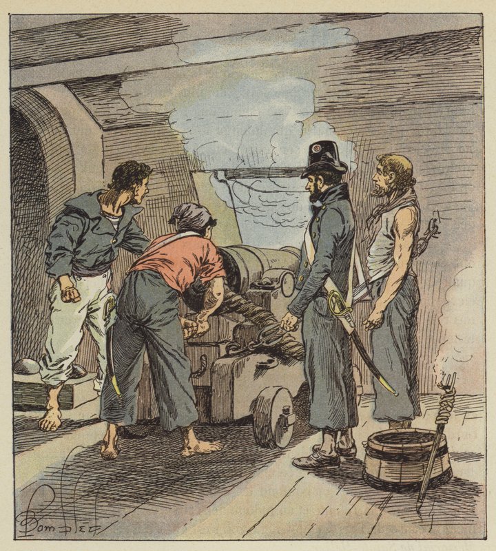 Matrozen 1805-1815 door after Louis Charles Bombled