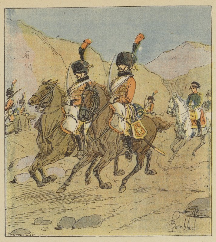 Napoleon verlaat onverwachts Spanje door after Louis Charles Bombled