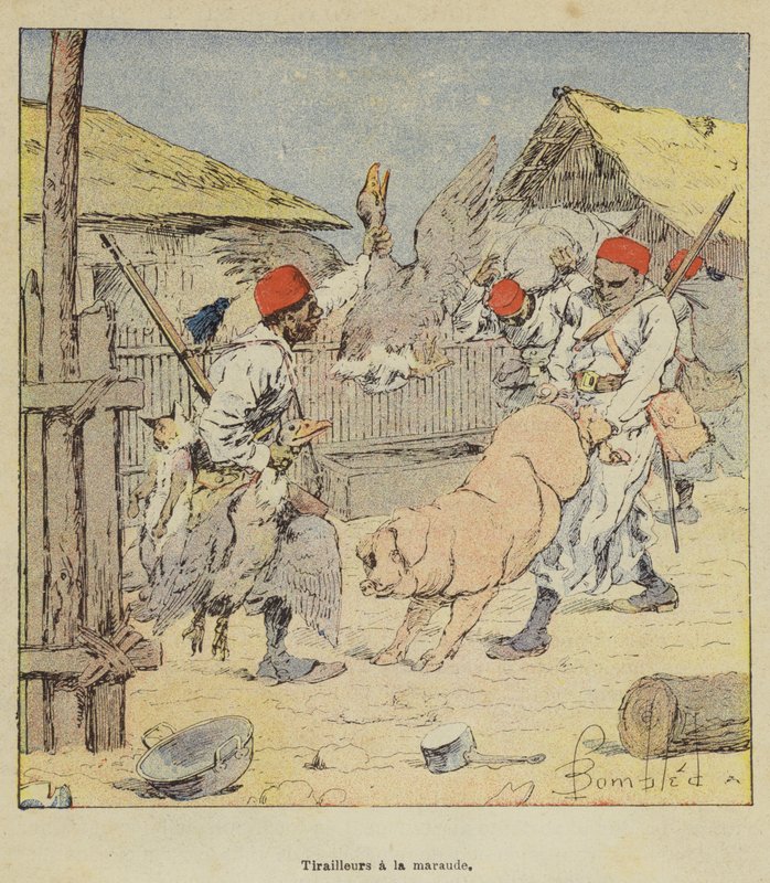 Scherpschutters op rooftocht door after Louis Charles Bombled