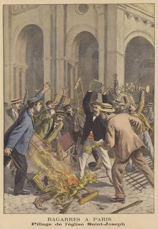 Relletjes in Parijs door after Oswaldo Tofani