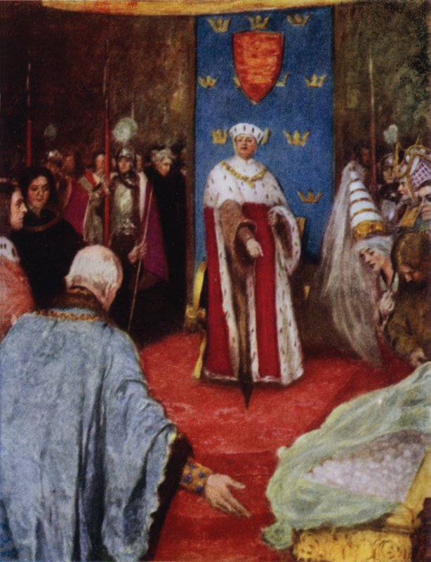 Koning Hendrik V door after William Hatherell