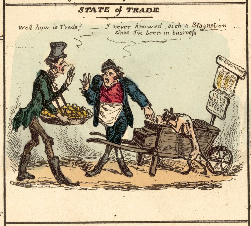 De staat van de handel door after William Heath